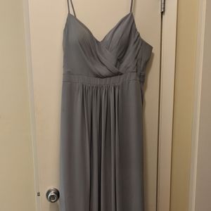 Grey bridesmaid dress